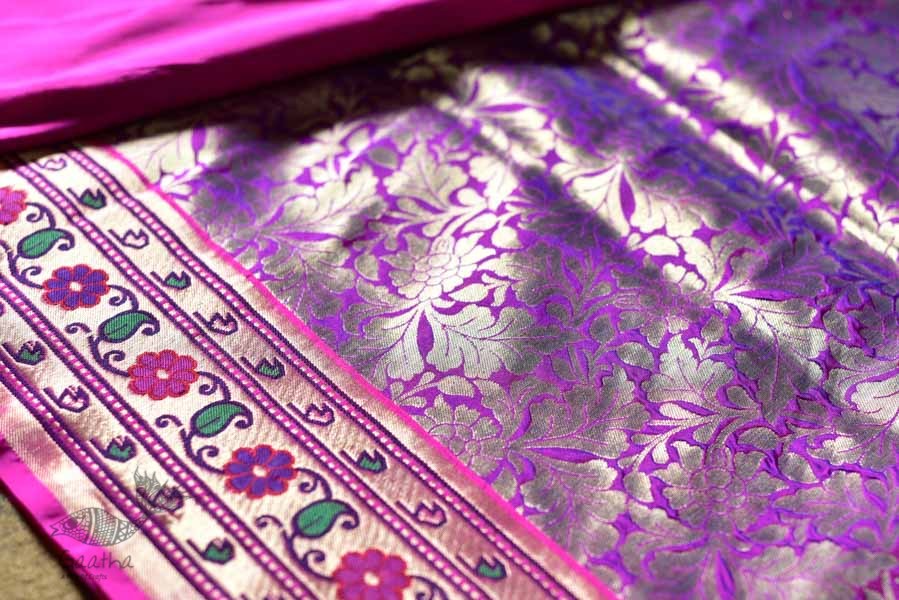 Ashaavali | अशावली ⁂ Gujarati Brocade ⁂ Silk Saree ⁂ 2