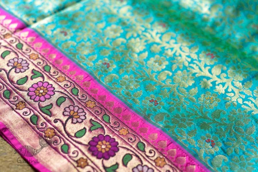 Ashaavali | अशावली ⁂ Gujarati Brocade ⁂ Silk Saree ⁂ 3