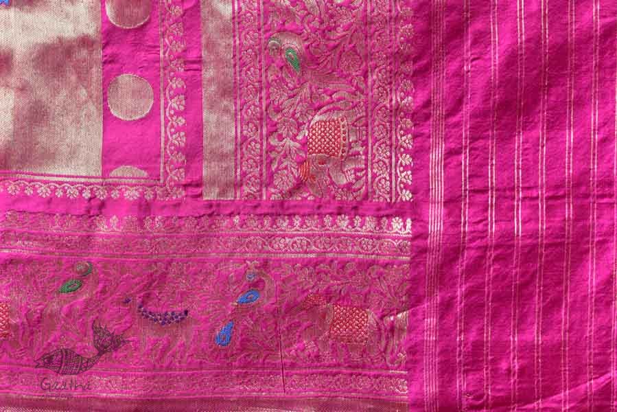 Ashaavali | अशावली ⁂ Gujarati Brocade ⁂ Silk Saree ⁂ 4