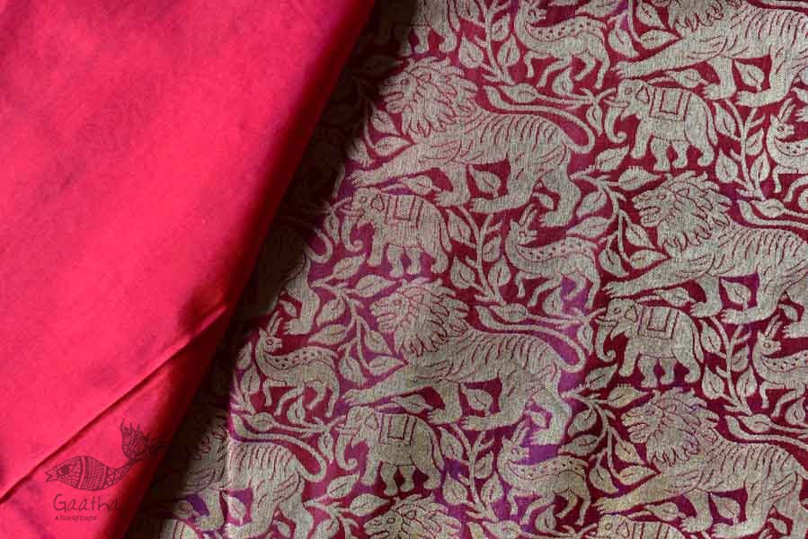 Ashaavali | अशावली ⁂ Gujarati Brocade ⁂ Silk Saree ⁂ 5