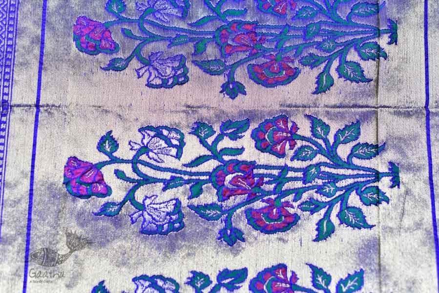 Ashaavali | अशावली ⁂ Gujarati Brocade ⁂ Silk Saree ⁂ 6