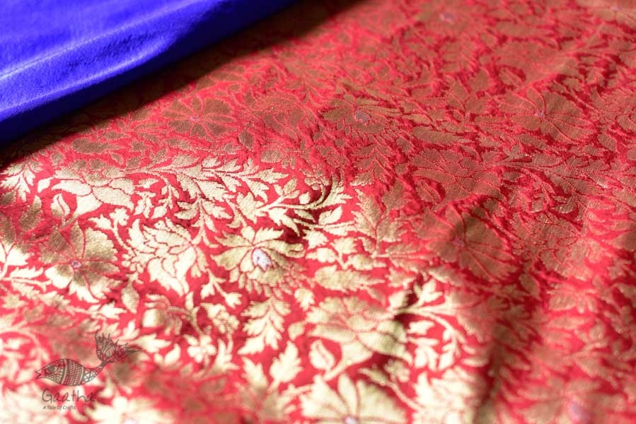 Ashaavali | अशावली ⁂ Gujarati Brocade ⁂ Silk Saree ⁂ 6