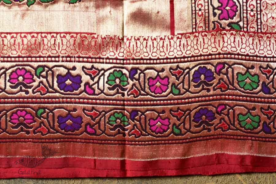 Ashaavali | अशावली ⁂ Gujarati Brocade ⁂ Silk Saree ⁂ 7