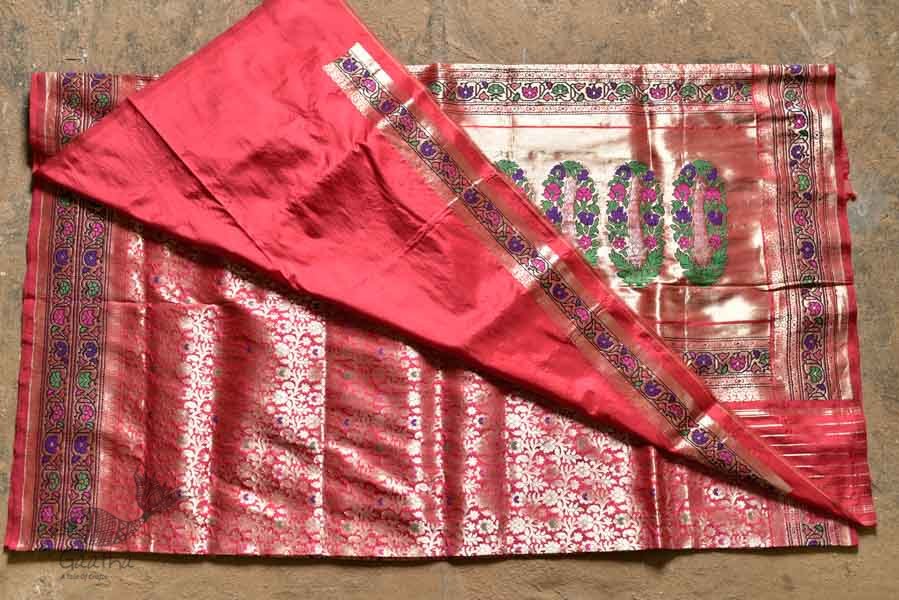 Ashaavali | अशावली ⁂ Gujarati Brocade ⁂ Silk Saree ⁂ 7