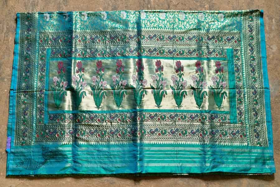 Ashaavali | अशावली ⁂ Gujarati Brocade ⁂ Silk Saree ⁂ 8