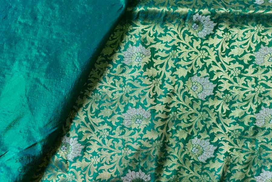 Ashaavali | अशावली ⁂ Gujarati Brocade ⁂ Silk Saree ⁂ 8