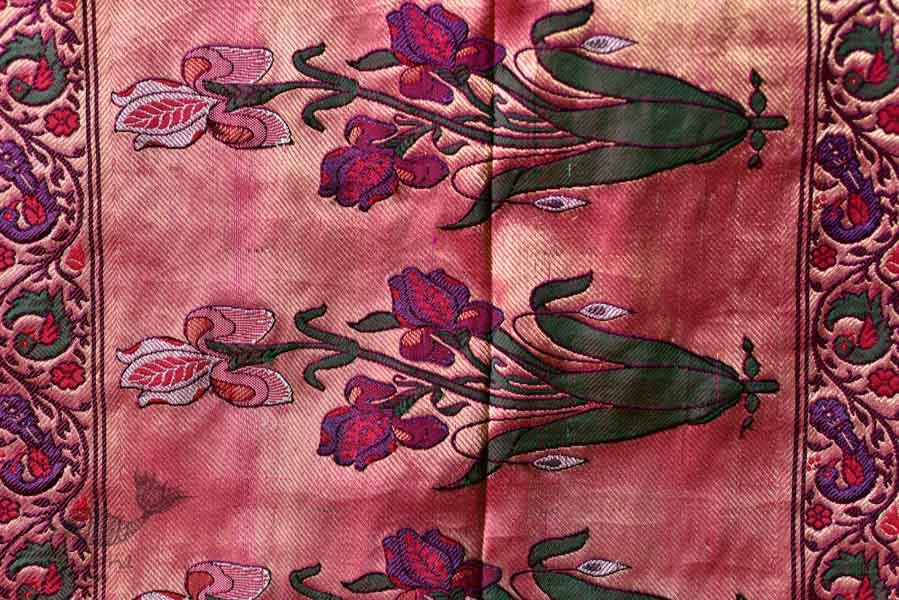 Ashaavali | अशावली ⁂ Gujarati Brocade ⁂ Silk Saree ⁂ 11