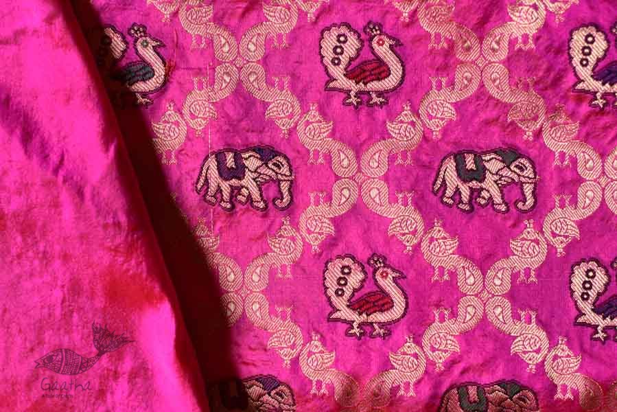 Ashaavali | अशावली ⁂ Gujarati Brocade ⁂ Silk Saree ⁂ 11