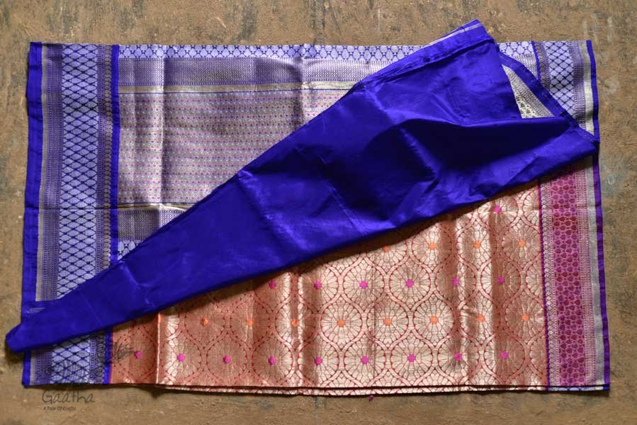 Ashaavali | अशावली ⁂ Gujarati Brocade ⁂ Silk Saree ⁂ 12