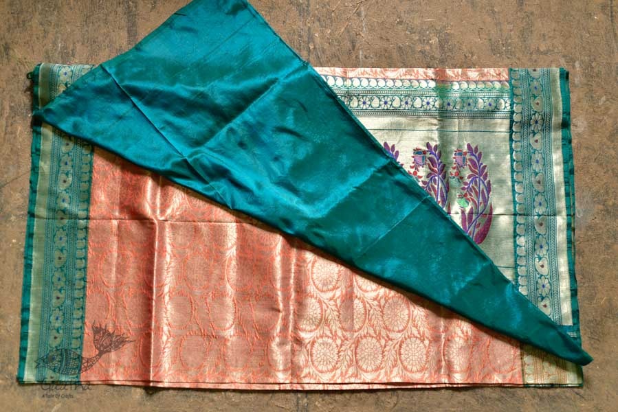 Ashaavali | अशावली ⁂ Gujarati Brocade ⁂ Silk Saree ⁂ 13