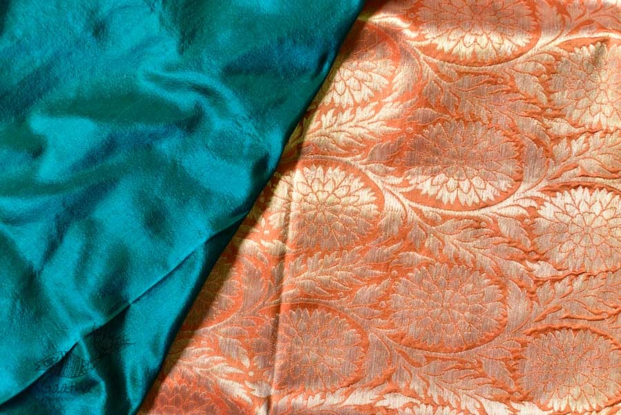 Ashaavali | अशावली ⁂ Gujarati Brocade ⁂ Silk Saree ⁂ 13