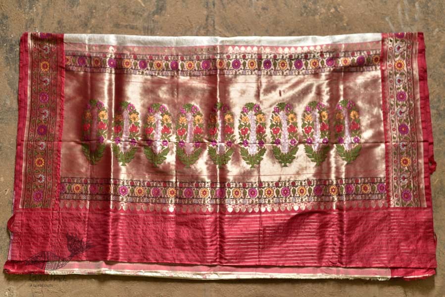 Ashaavali | अशावली ⁂ Gujarati Brocade ⁂ Silk Saree ⁂ 14