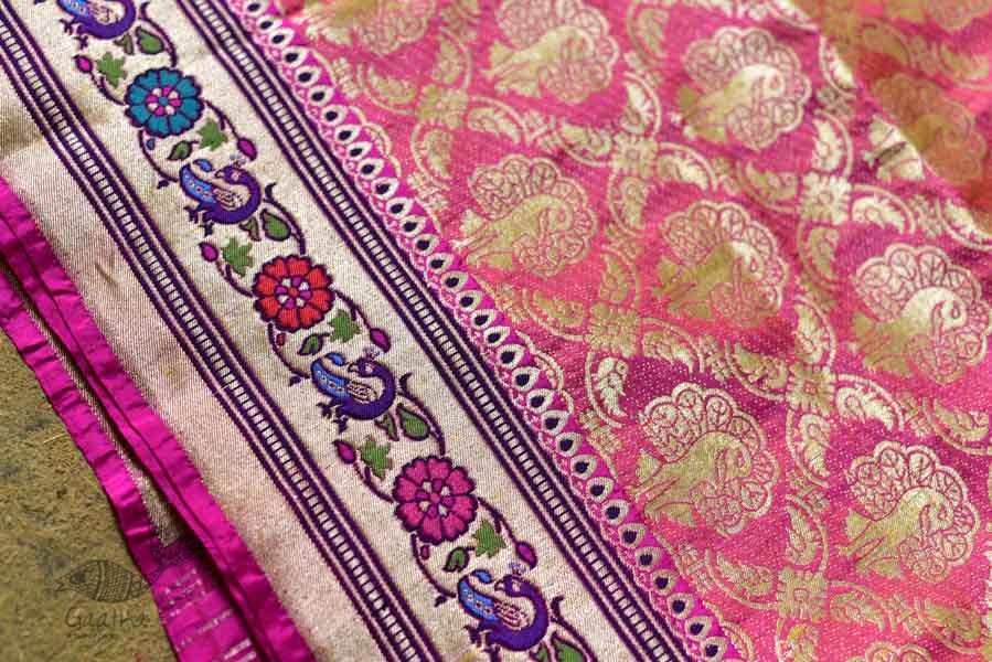 Ashaavali | अशावली ⁂ Gujarati Brocade ⁂ Silk Saree ⁂ 15