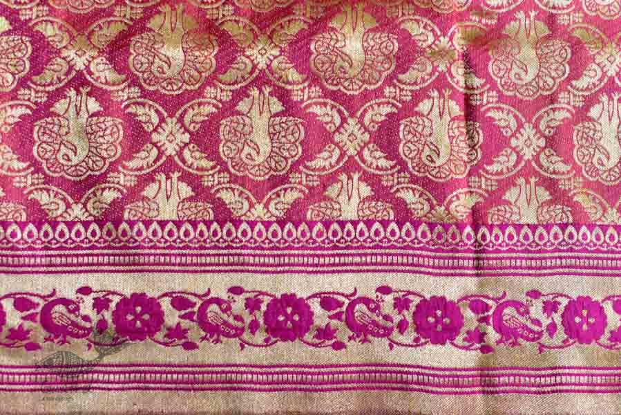 Ashaavali | अशावली ⁂ Gujarati Brocade ⁂ Silk Saree ⁂ 15