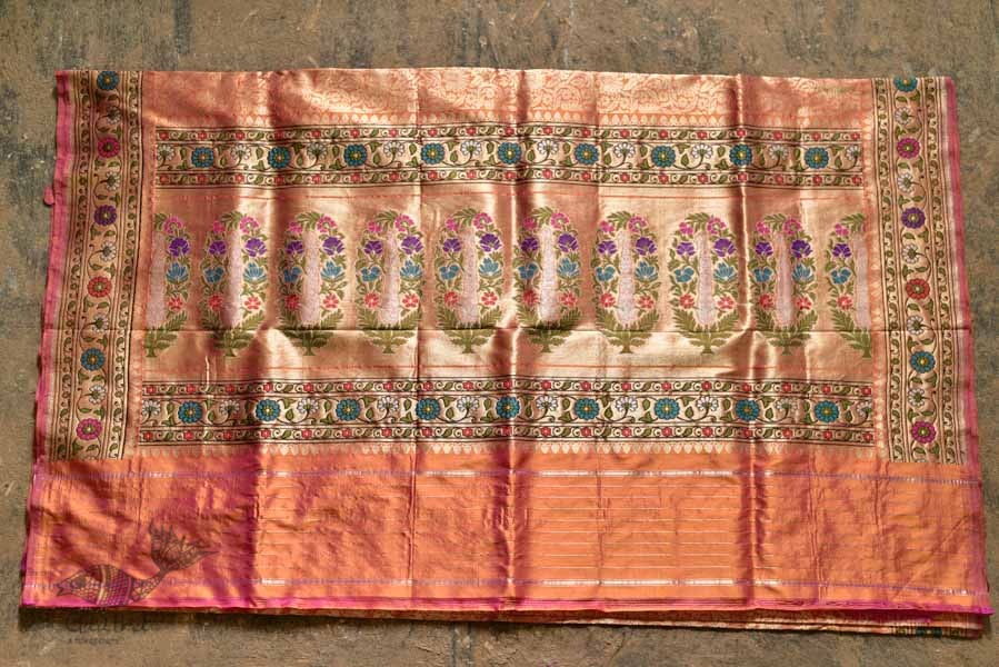 Ashaavali | अशावली ⁂ Gujarati Brocade ⁂ Silk Saree ⁂ 16