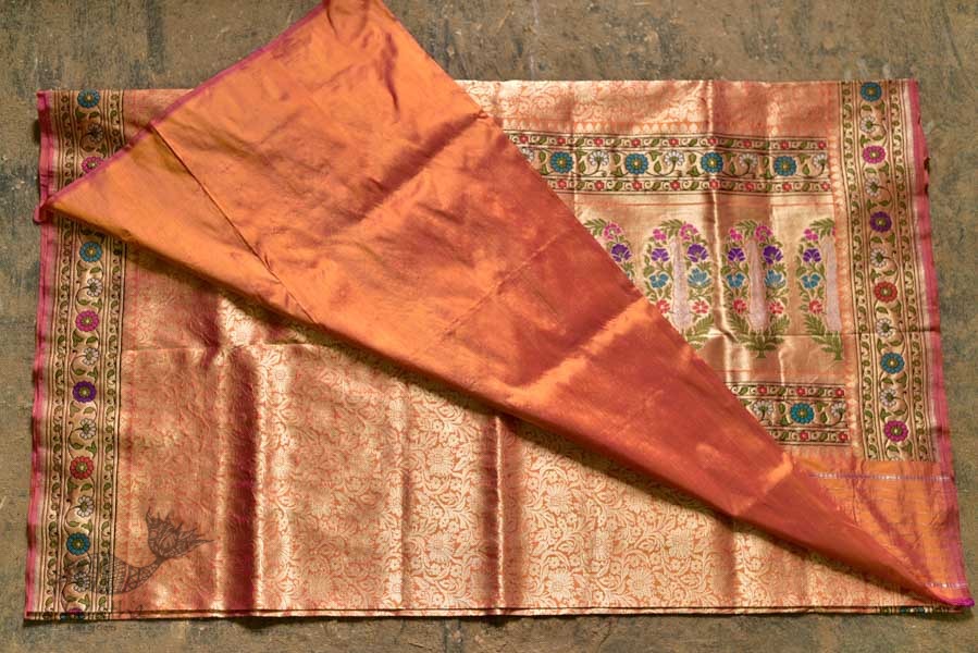 Ashaavali | अशावली ⁂ Gujarati Brocade ⁂ Silk Saree ⁂ 16