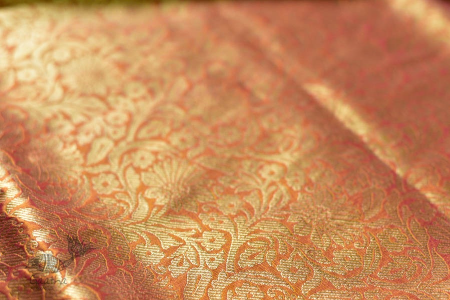 Ashaavali | अशावली ⁂ Gujarati Brocade ⁂ Silk Saree ⁂ 16