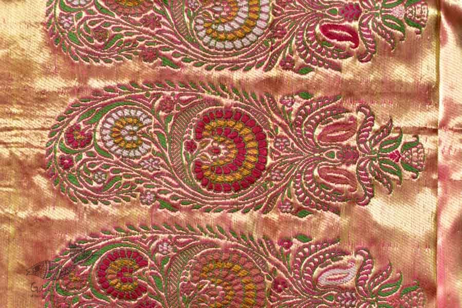 Ashaavali | अशावली ⁂ Gujarati Brocade ⁂ Silk Saree ⁂ 17