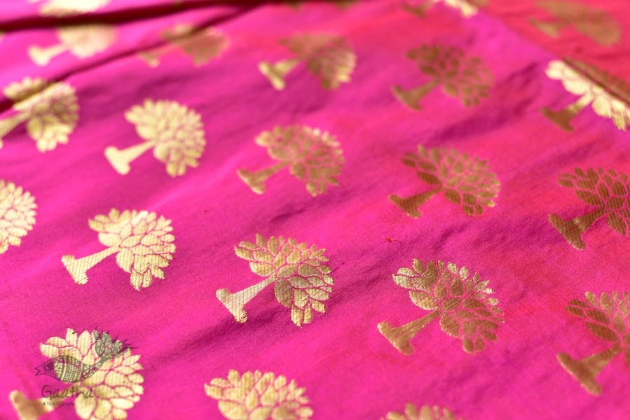 Ashaavali | अशावली ⁂ Gujarati Brocade ⁂ Silk Saree ⁂ 17