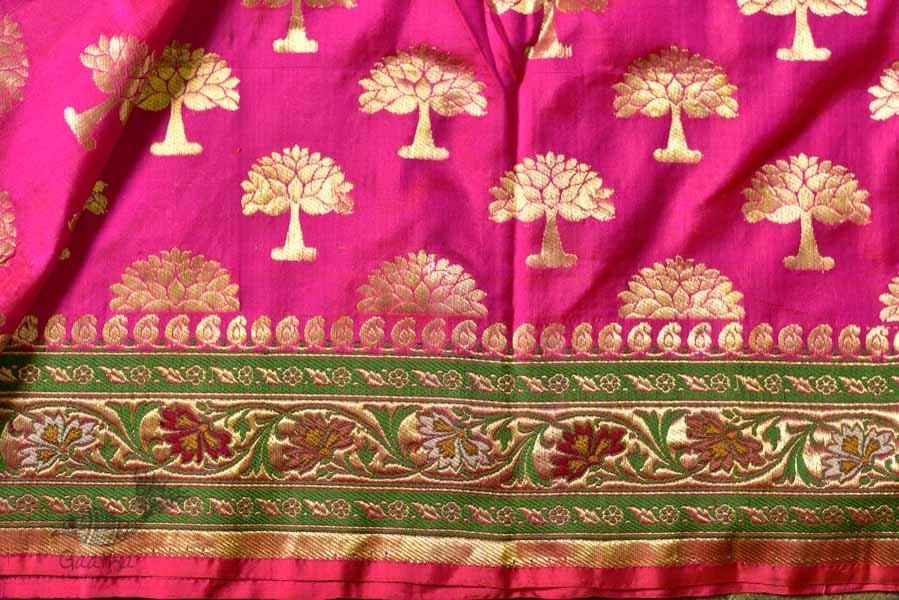 Ashaavali | अशावली ⁂ Gujarati Brocade ⁂ Silk Saree ⁂ 17