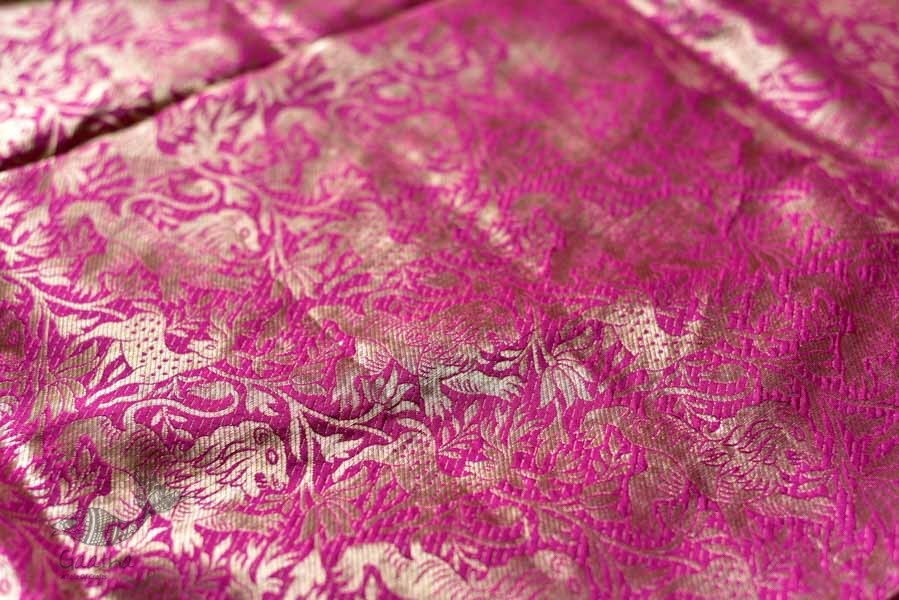 Ashaavali | अशावली ⁂ Gujarati Brocade ⁂ Silk Saree ⁂ 18