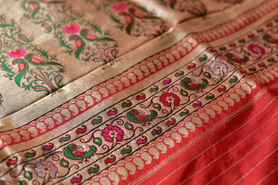 Ashaavali | अशावली ⁂ Gujarati Brocade ⁂ Silk Saree ⁂ 20