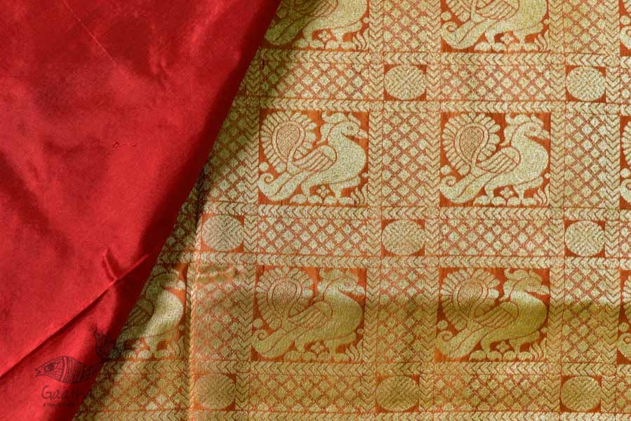 Ashaavali | अशावली ⁂ Gujarati Brocade ⁂ Silk Saree ⁂ 20