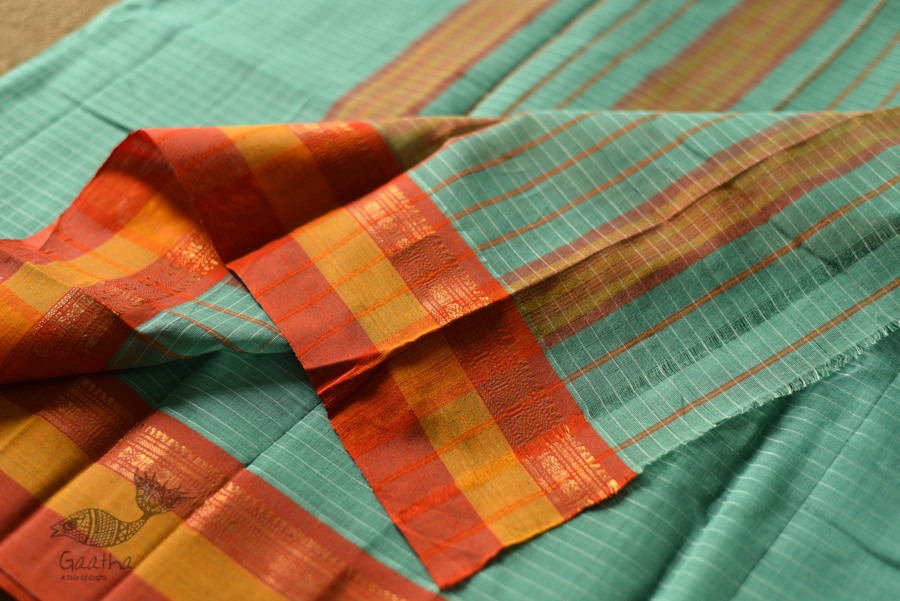 shop handwoven narayanpet cotton saree