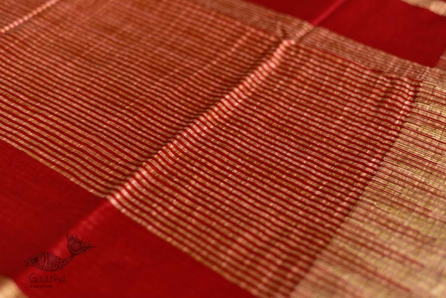 गोपी चंदन ❂ Mulberry Silk Saree with Temple Border ❂ A