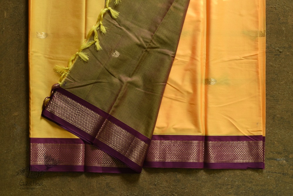 shop Cotton Silk - Woven Paithani Zari Border Saree