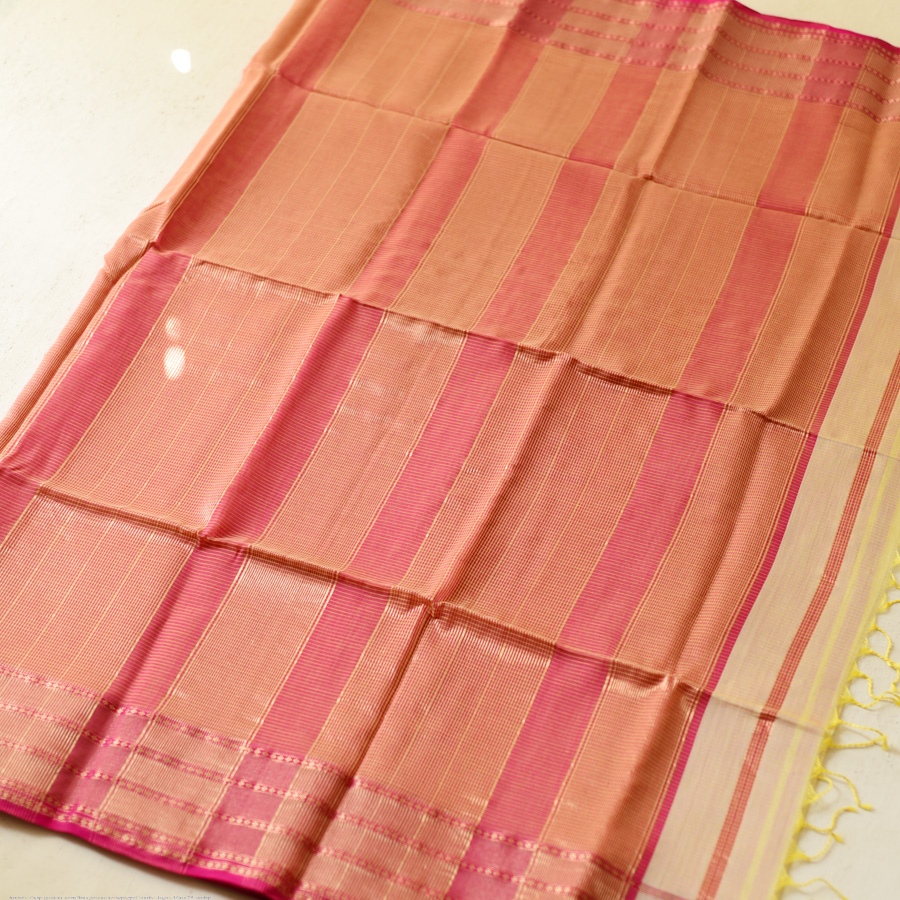 buy Handwoven Maheshwari Silk Saree