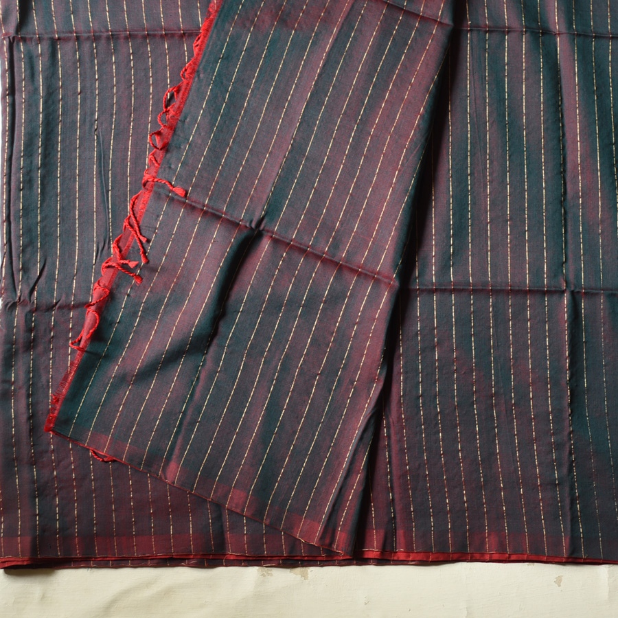 shop Maheshwari Handloom | Reversible Pure Cotton Saree - dhoop chhaon