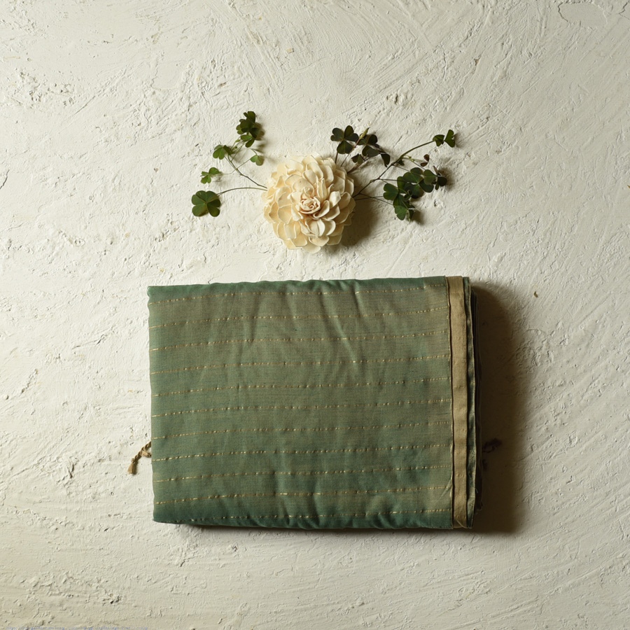 shop Maheshwari Handloom | Reversible Pure Cotton Saree -Pistachio Green 