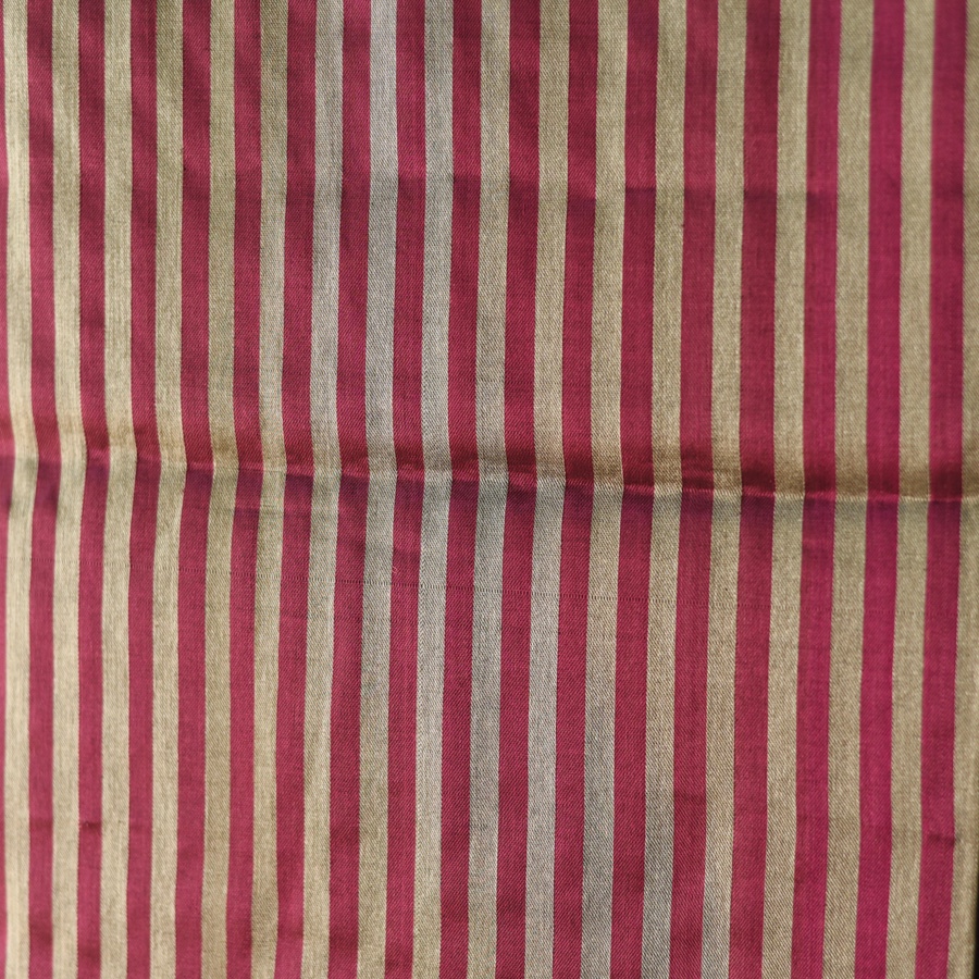 shop Maheshwari Silk Dress Material (Top & Dupatta) - Rani Pink & Silver