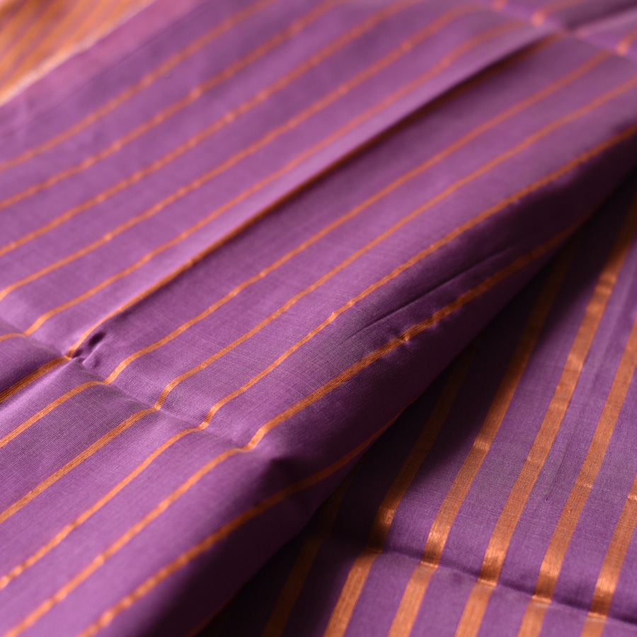 shop Maheshwari Handloom | Allover Zari Stripe Saree