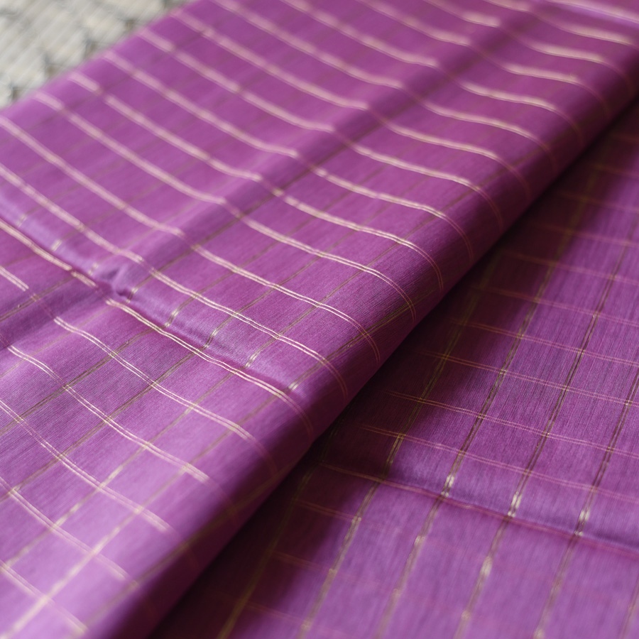 buy Handloom Maheshwari Silk Saree ~ Zari Pallu