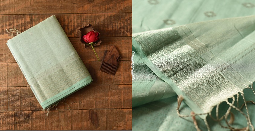 buy Handwoven Maheshwari silk saree