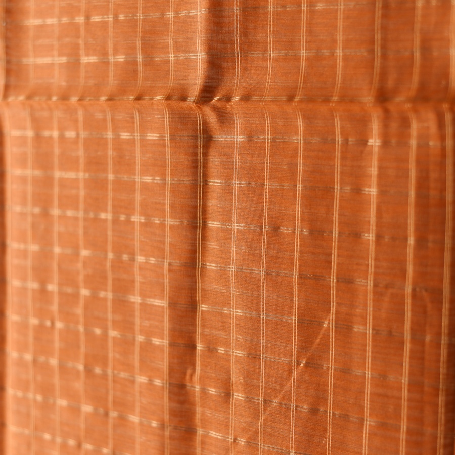 shop Maheshwari Handloom Dress Material - Golden Zari Checks - Top & Dupatta