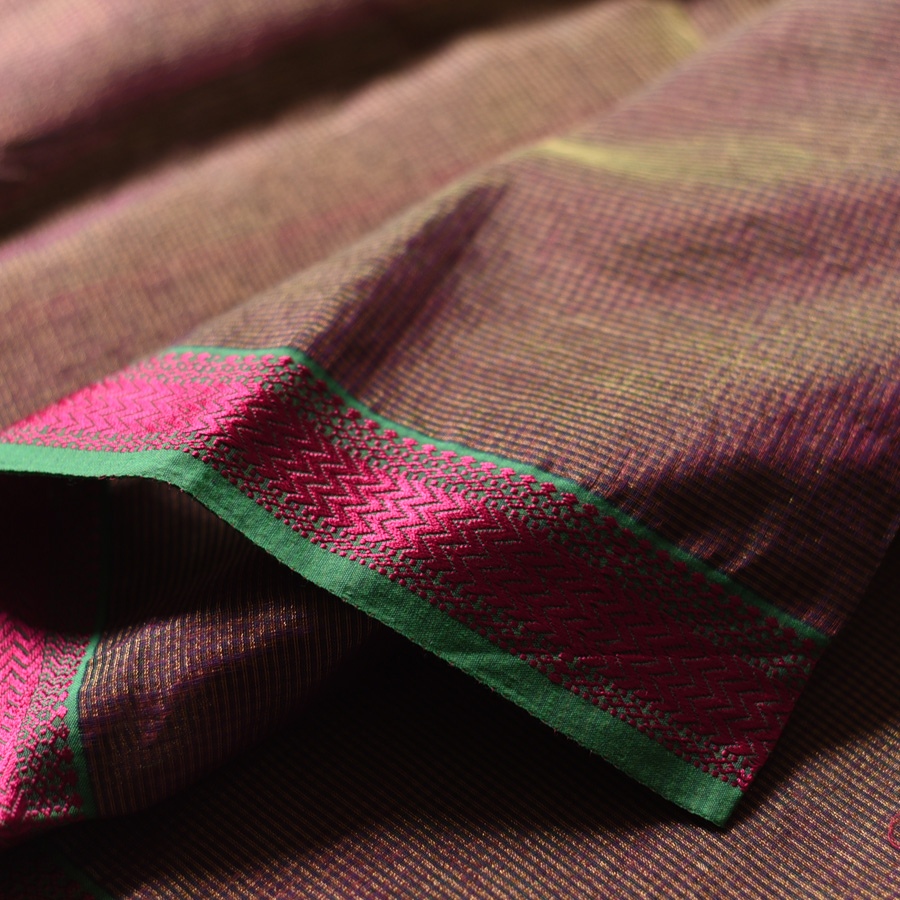 shop  Maheshwari Handloom | Resham Border Zari Checks Saree