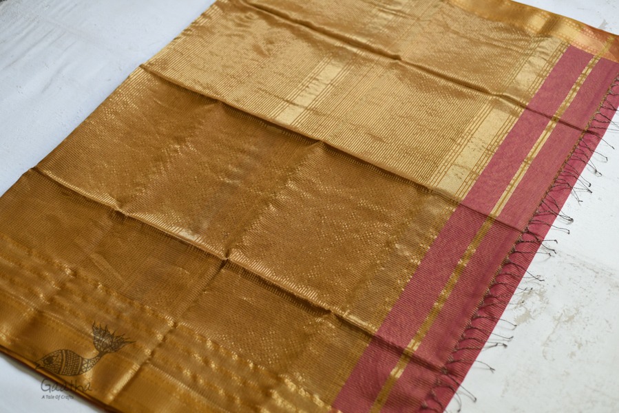 Handloom Maheshwari silk saree | Festive Look 