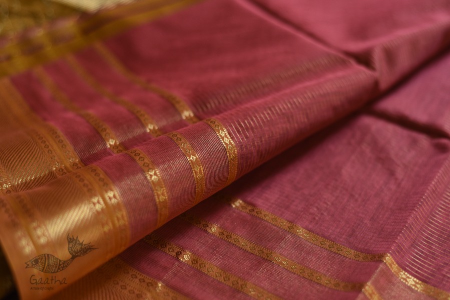 Handloom Maheshwari silk saree | Festive Look 