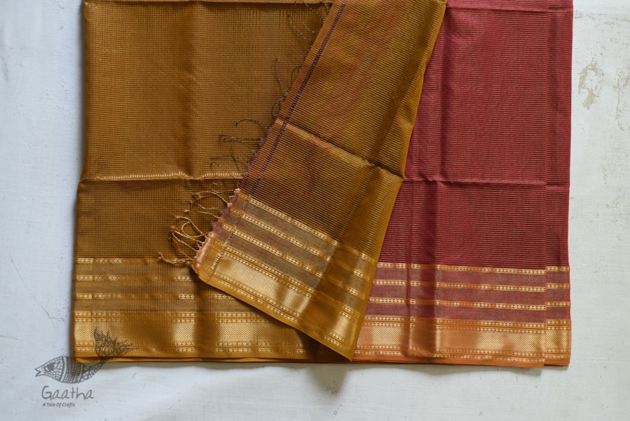 Handloom Maheshwari silk saree | Festive Look 