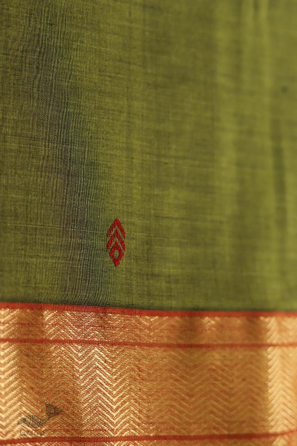 Ojovati ❢ Maheshwari ❢ Cotton Saree with Zari Border ❢ 24