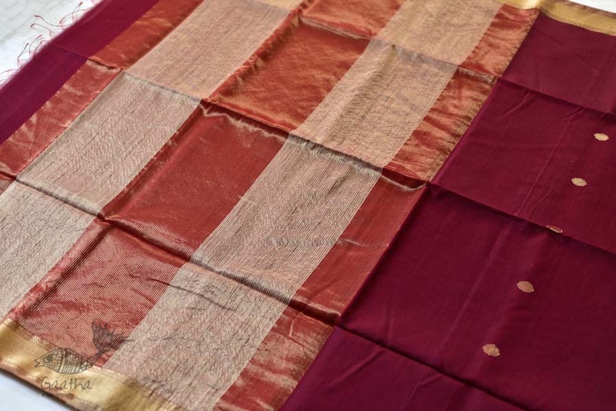 Meghaduta ❧ Maheshwari Silk Saree ❧ 3