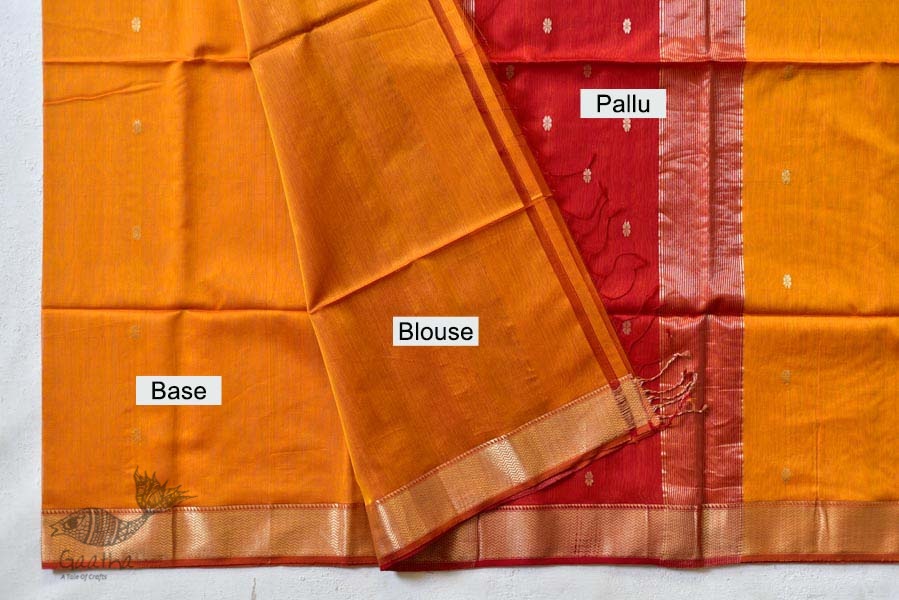 Meghaduta ❧ Maheshwari Silk Saree ❧ 14