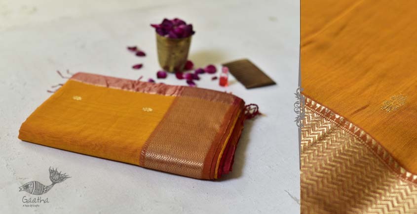 Meghaduta ❧ Maheshwari Silk Saree ❧ 14