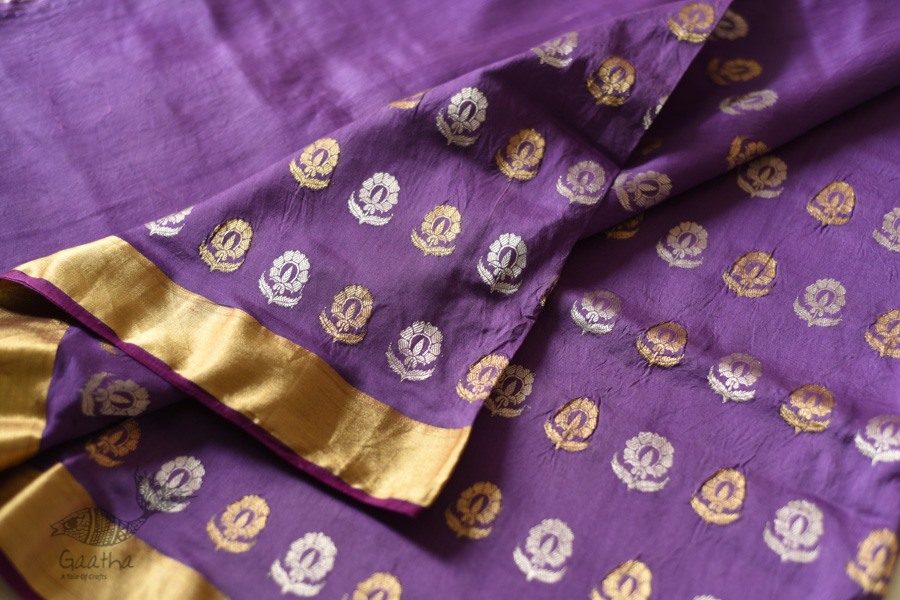 Buy Resham Zari - Banasari Silk saree