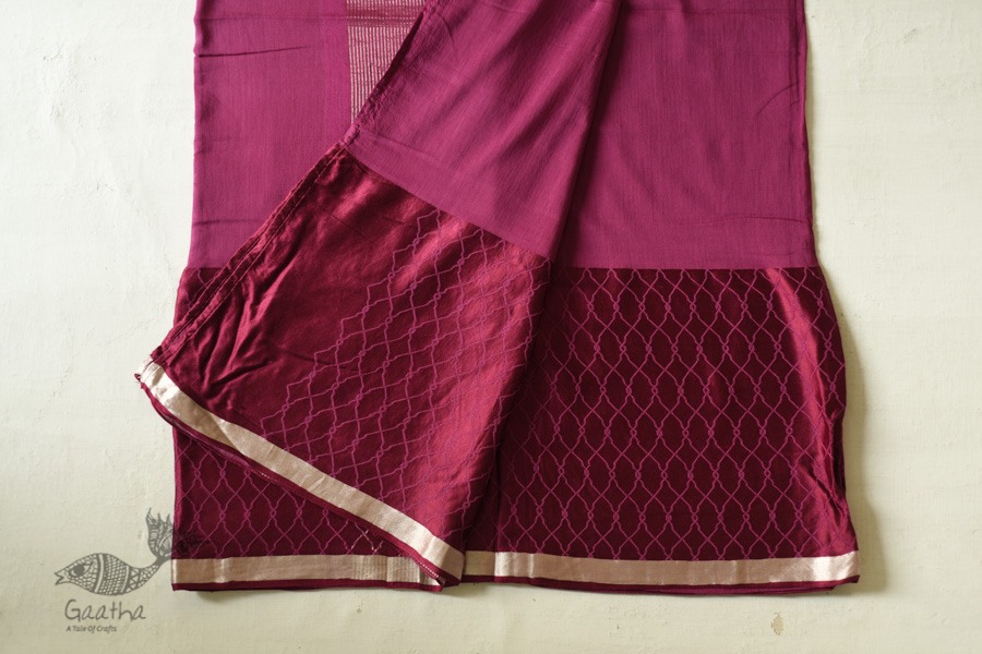 Buy Woven Brocade Silk Saree