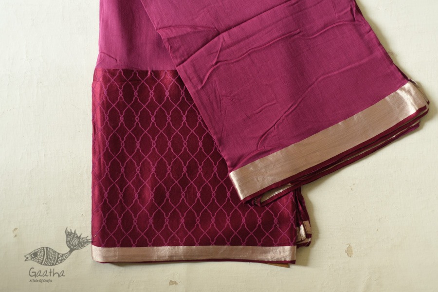 Buy Woven Brocade Silk Saree