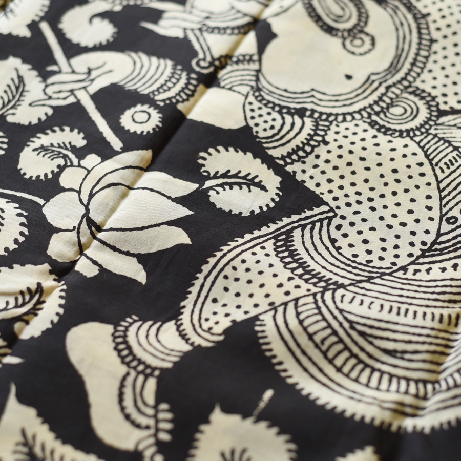 shop Handmade ~ Kalamkari Silk Saree